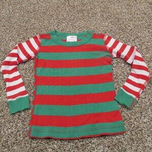 Christmas Pullover Pajama Shirt Toddler Boys 4 Red Green Long Sleeve Holiday